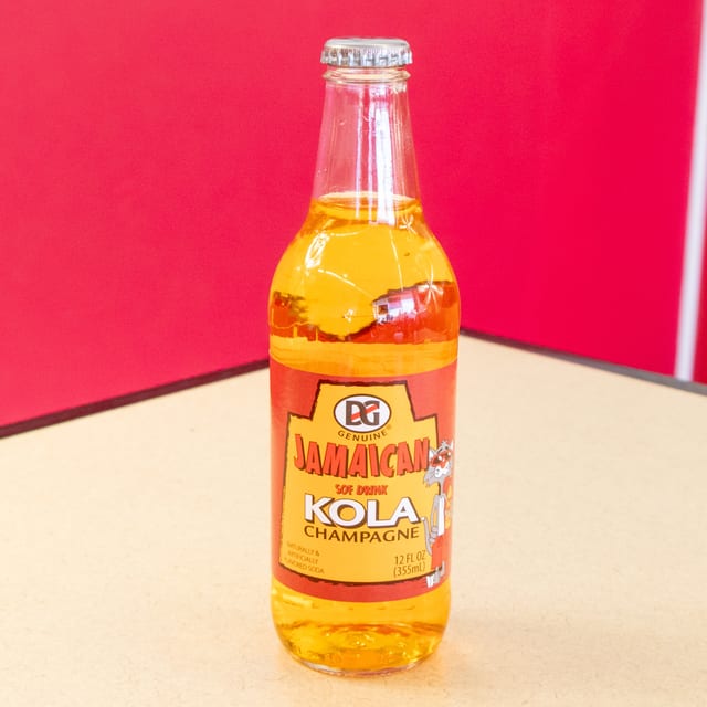 Jamaican Soft Kola Champagne.