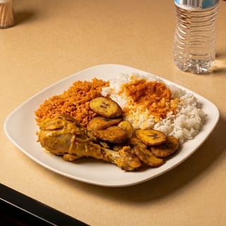 Jollof and White Rice